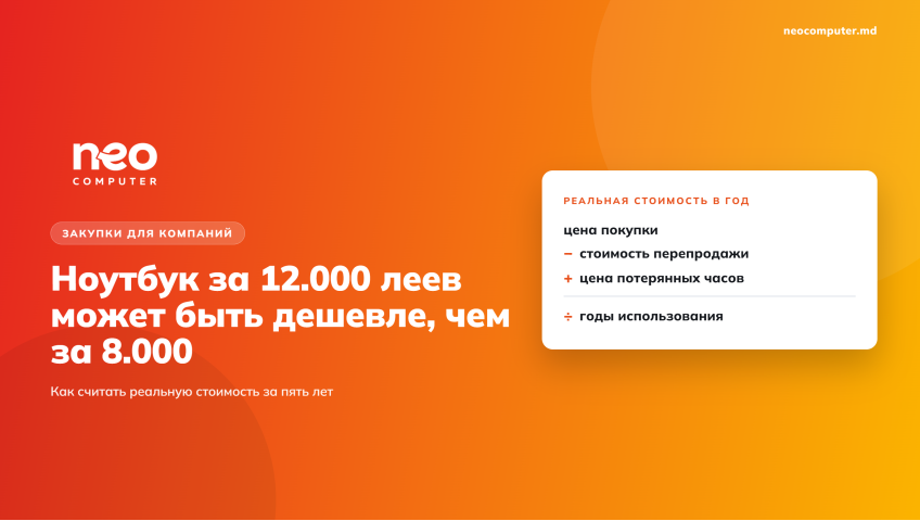 Сколько на самом деле стоит бизнес-ноутбук за пять лет