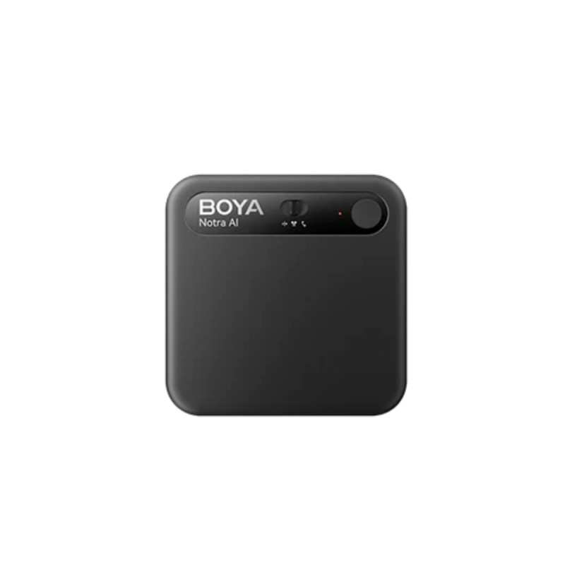 Аудиорекордер BOYA Notra с искусственным интеллектом, черный.