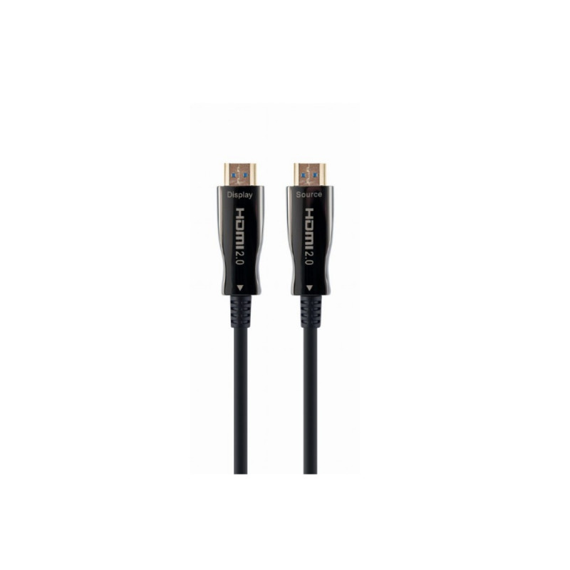 Кабель HDMI-HDMI активный оптический 20,0 м Cablexpert, 4K UHD при 60 Гц, CCBP-HDMI-AOC-20M-02