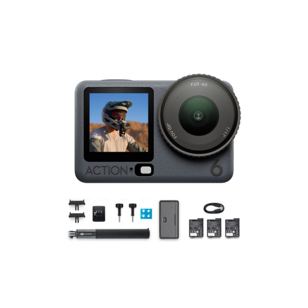 Экшн-камера DJI Osmo Action 6 Adventure Combo, Black