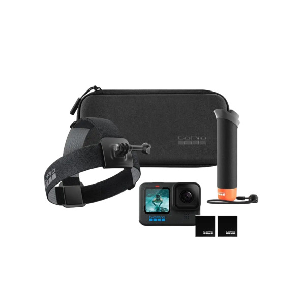 Экшн-камера GoPro Hero 12, Enduro+Head Strap+Handler Floating, Black