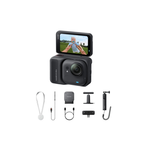 Экшн-камера Insta360 Go Ultra Creator Bundle, Midnight Black