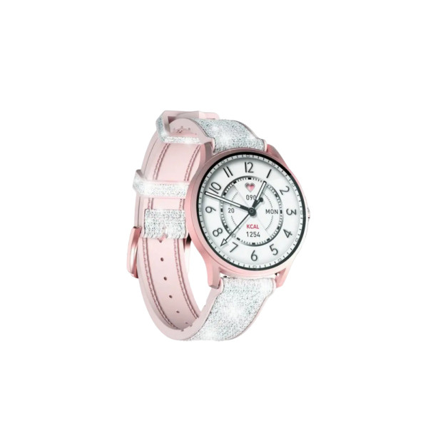 Умные часы Kieslect Smart Watch Lora, Leather Strap, Pink
