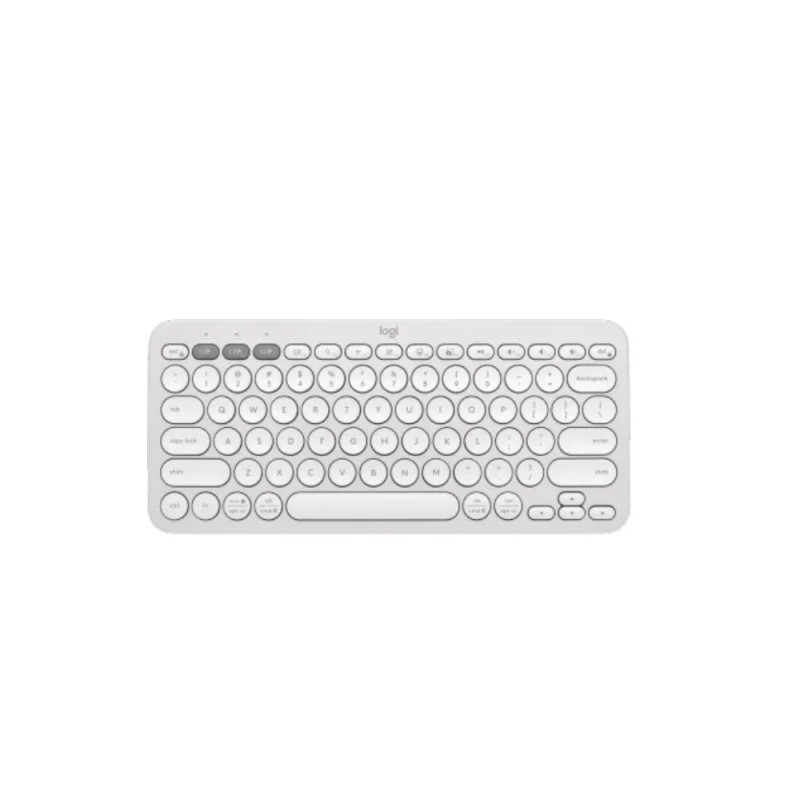 Клавиатура Logitech Bluetooth Pebble Keys2 K380s, Tonal White, US / RU
