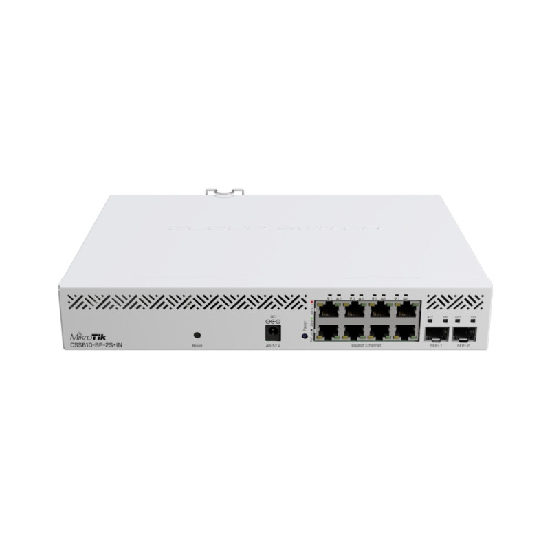 Коммутатор Mikrotik Cloud Smart Switch CSS610-8P-2S+IN