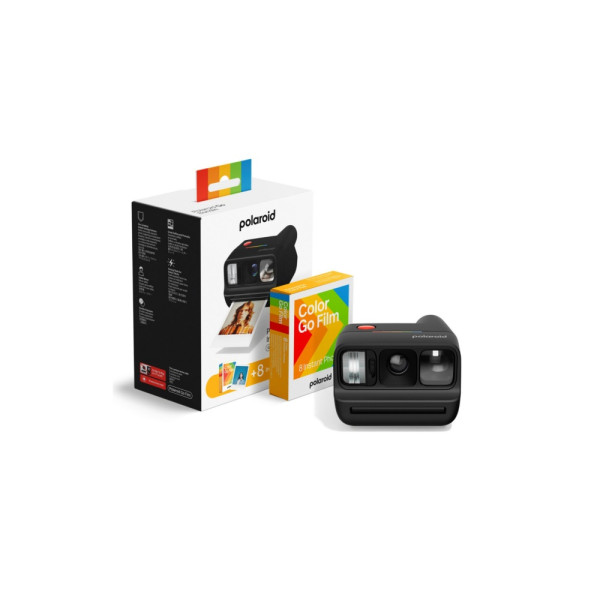 Фотоаппарат Polaroid Go Gen 3, Color Film Bundle (8 Photos), Black
