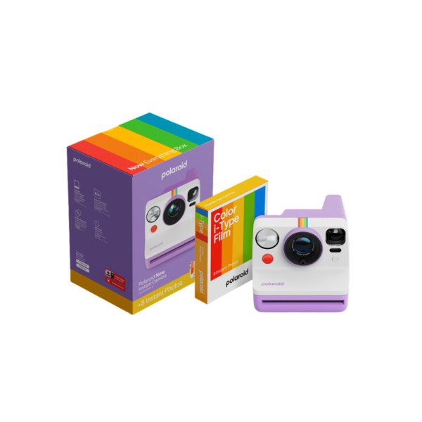 Camera foto Polaroid Now Gen 3, Color Film Bundle, Purple