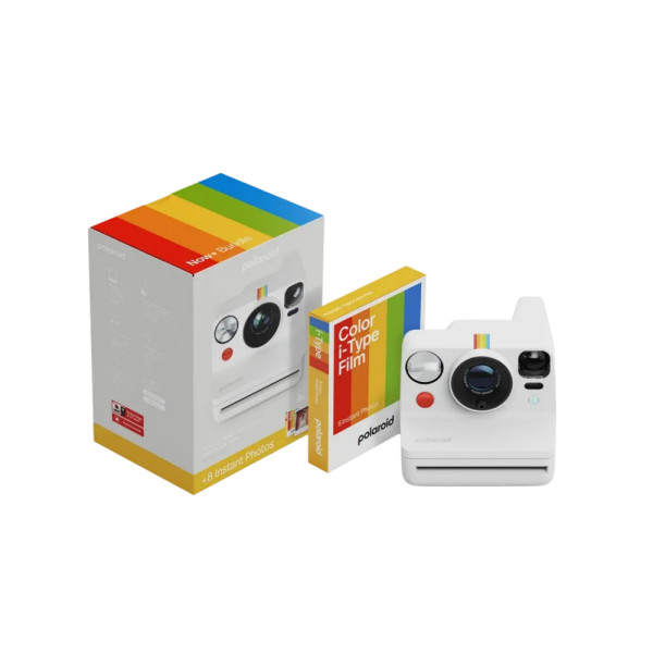 Camera foto Polaroid Now+ Gen 3, Color Film Bundle, White