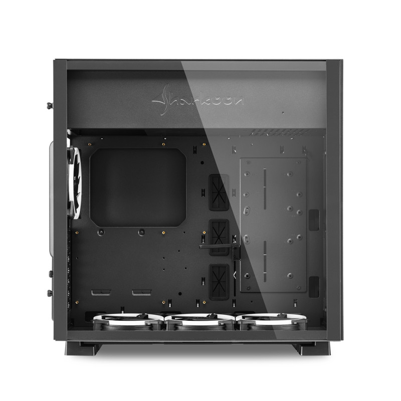 Корпус для ПК Sharkoon Pure Steel RGB, Black