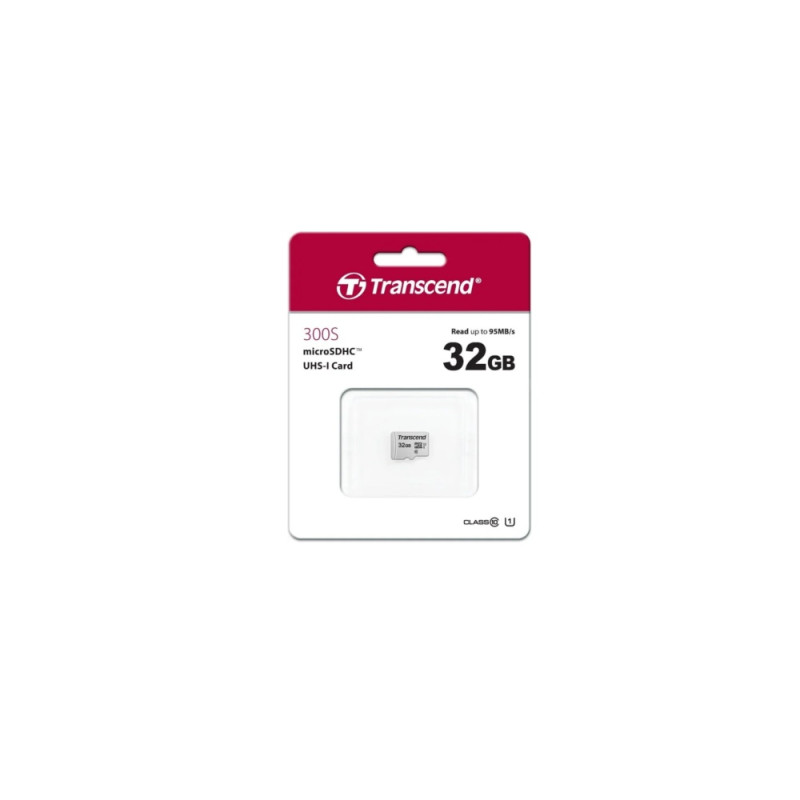 Карта памяти MicroSD 32GB Transcend TS32GUSD300S