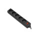 Сетевой фильтр Ultra Power UP3-B-1.8UPS, Black