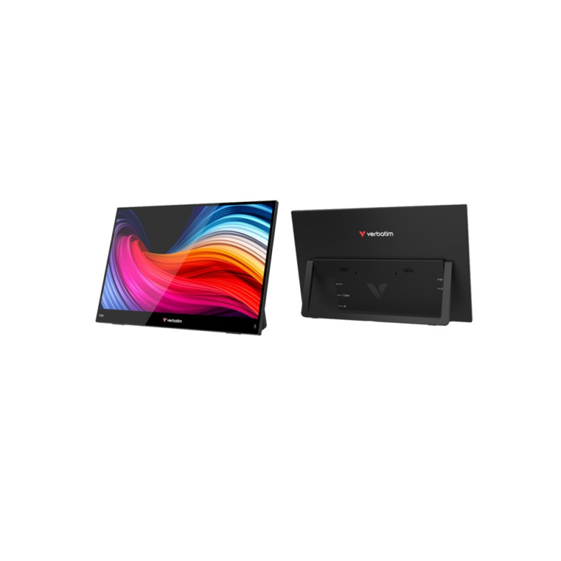 Monitor Verbatim Light 15.6”, Black, Touch