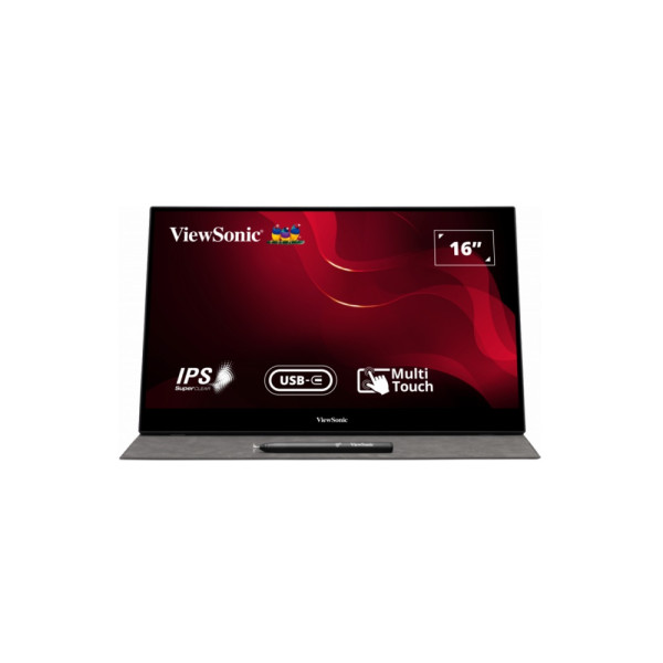 Monitor VIEWSONIC TD1655, Black