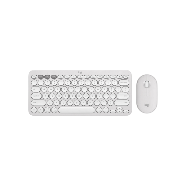 Клавиатура Logitech Pebble 2 Combo, EN/RU, White