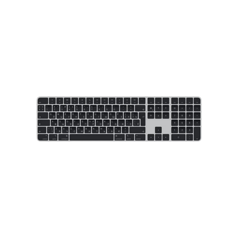 Клавиатура Apple Magic Keyboard with Touch ID and Numeric Keypad, Black Keys, 142857