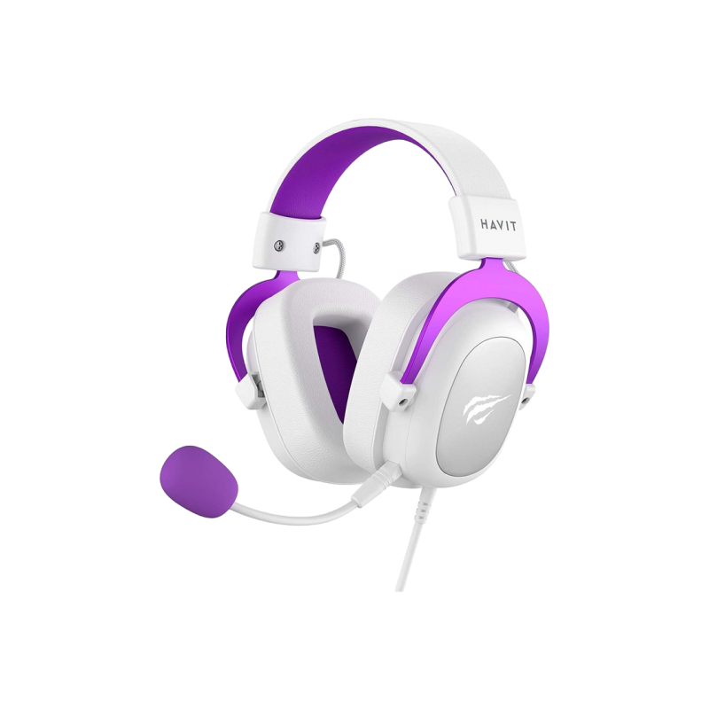 Наушники Havit H2002d, White/Purple