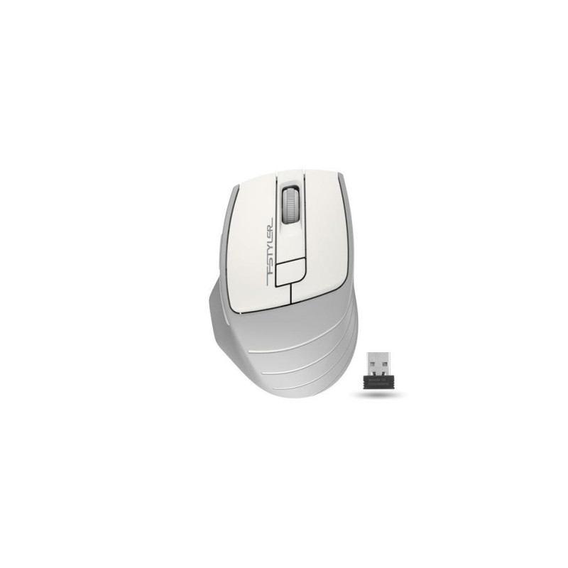 Мышь A4Tech FG30S, Grey/White
