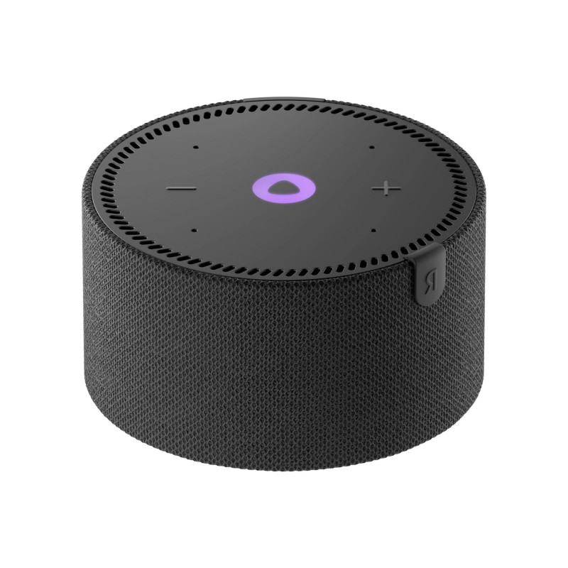Smart Speaker  Yandex Station MINI with Alisa, Black, Smart Home Control Center, No Hub Required, Wi-FI-AC + BT5.0, Alisa Assistant built-in, 10W, Sensor buttons, 4 Microphones