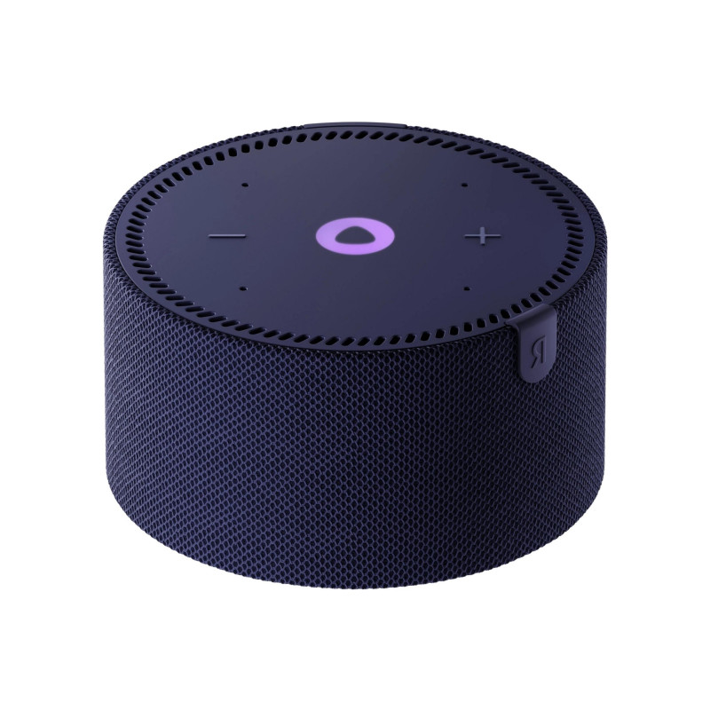 Smart Speaker  Yandex Station MINI with Alisa, Blue, Smart Home Control Center, No Hub Required, Wi-FI-AC + BT5.0, Alisa Assistant built-in, 10W, Sensor buttons, 4 Microphones