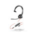 Гарнитура Poly Blackwire 3315 Mono USB-A, 3,5 мм, микрофон с шумоподавлением, SoundGuard, DSP, выходной сигнал приема от 80
