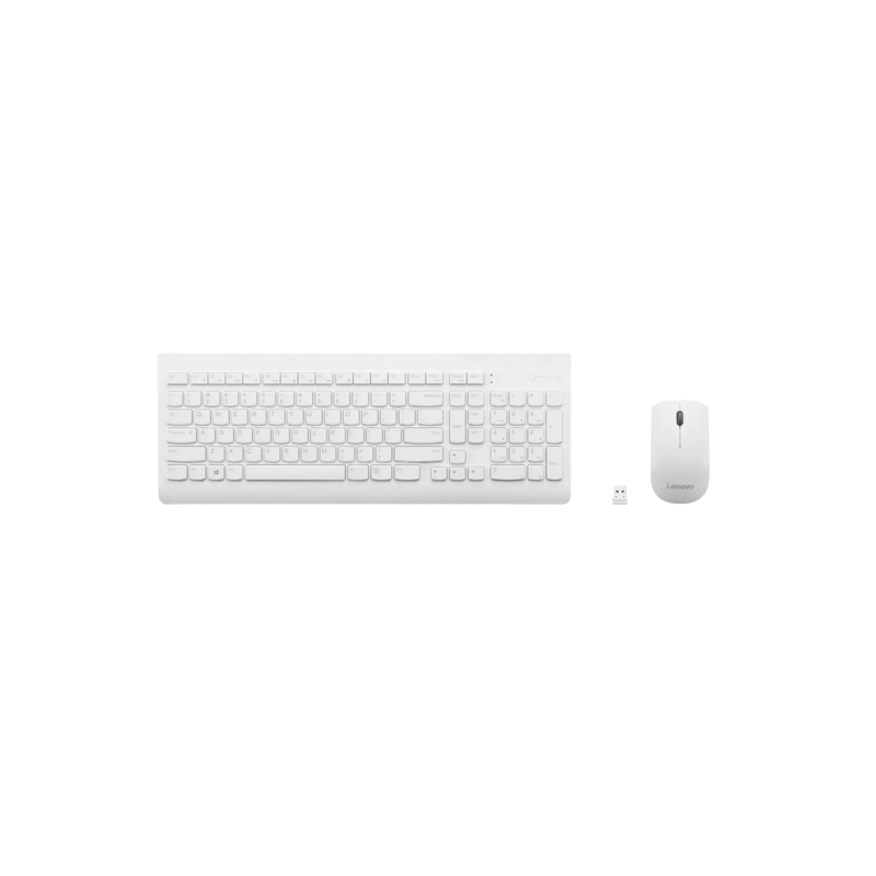 Клавиатура Lenovo 510 Keyboard and Mouse, White, Russian
