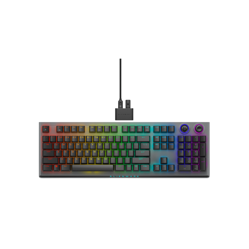 Keyboard Dell Alienware Tri-Mode Wireless Gaming Keyboard - AW920K (Dark Side of the Moon
