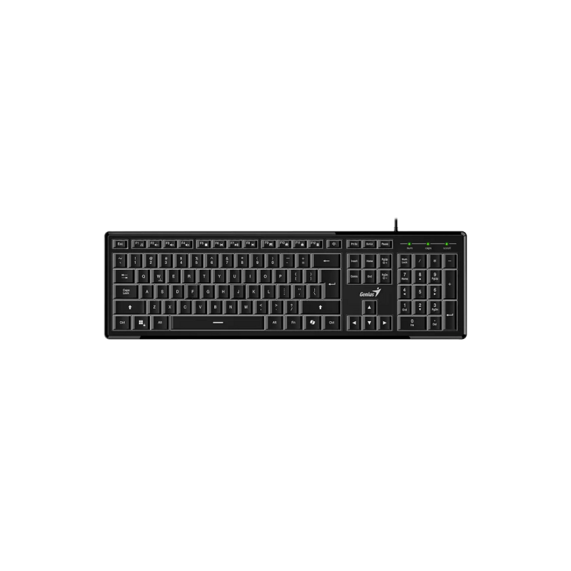 Клавиатура Genius SlimStar 820, EN/RU, Black