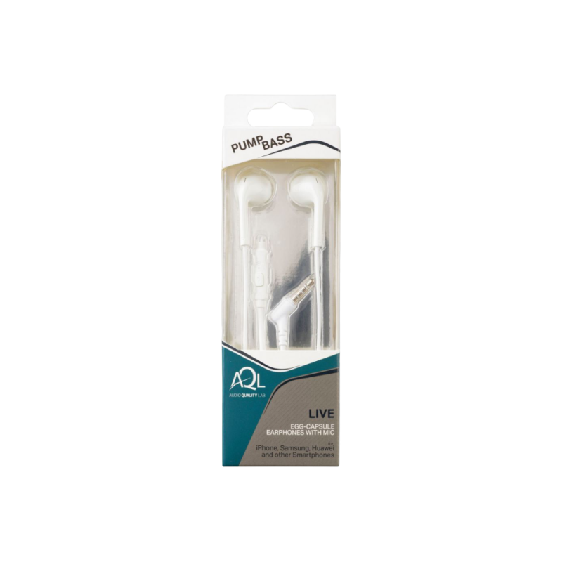 Наушники Cellular LIVE EGG capsule, White