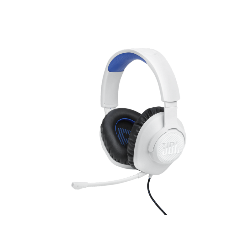 Casti JBL Quantum 100P Console White/Blue, 220316
