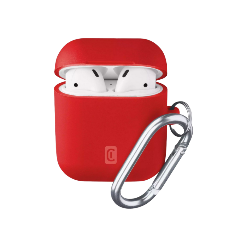 Сотовые Apple Airpods 1 и 2, чехол Bounce, красный