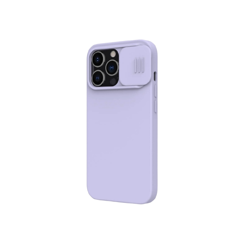 Чехол Nillkin Apple iPhone 13 Pro Max, шелковистый силиконовый чехол CamShield, цвет Misty Purple
