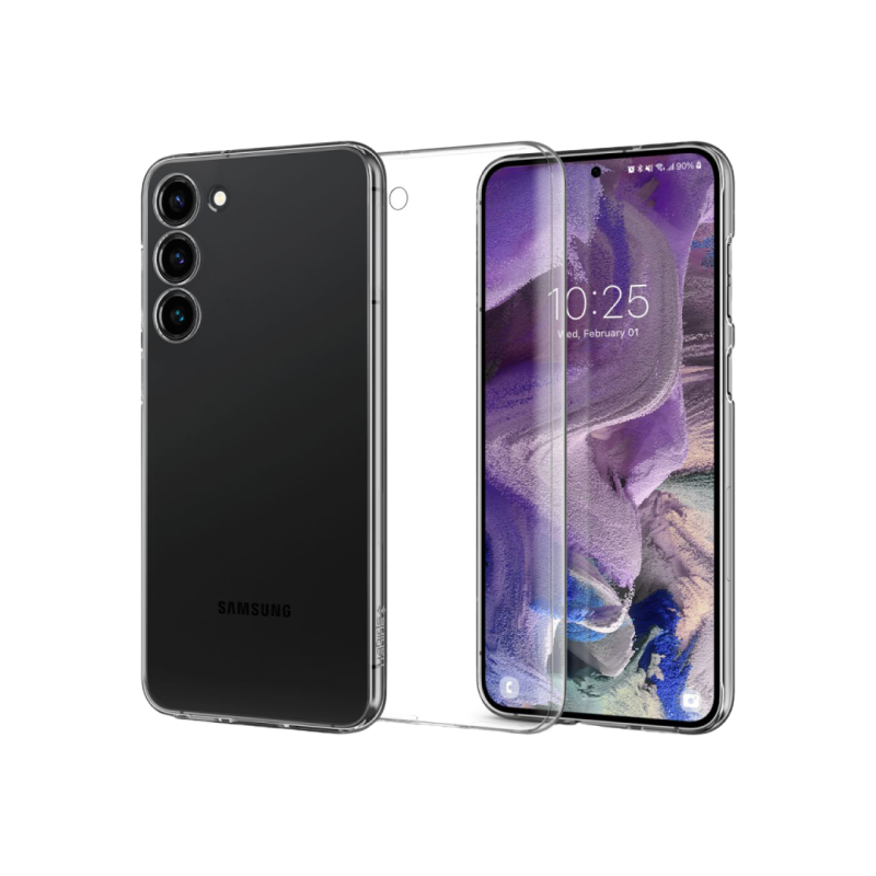 Spigen Samsung S23, Airskin, кристально чистый