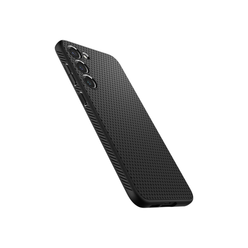 Spigen Samsung S23+, Liquid Air, матовый черный