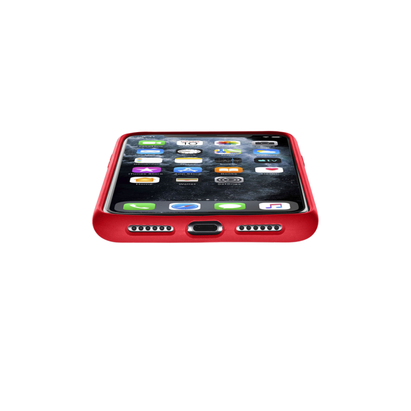 Сотовый Apple iPhone 11 Pro Max, чехол Sensation красный