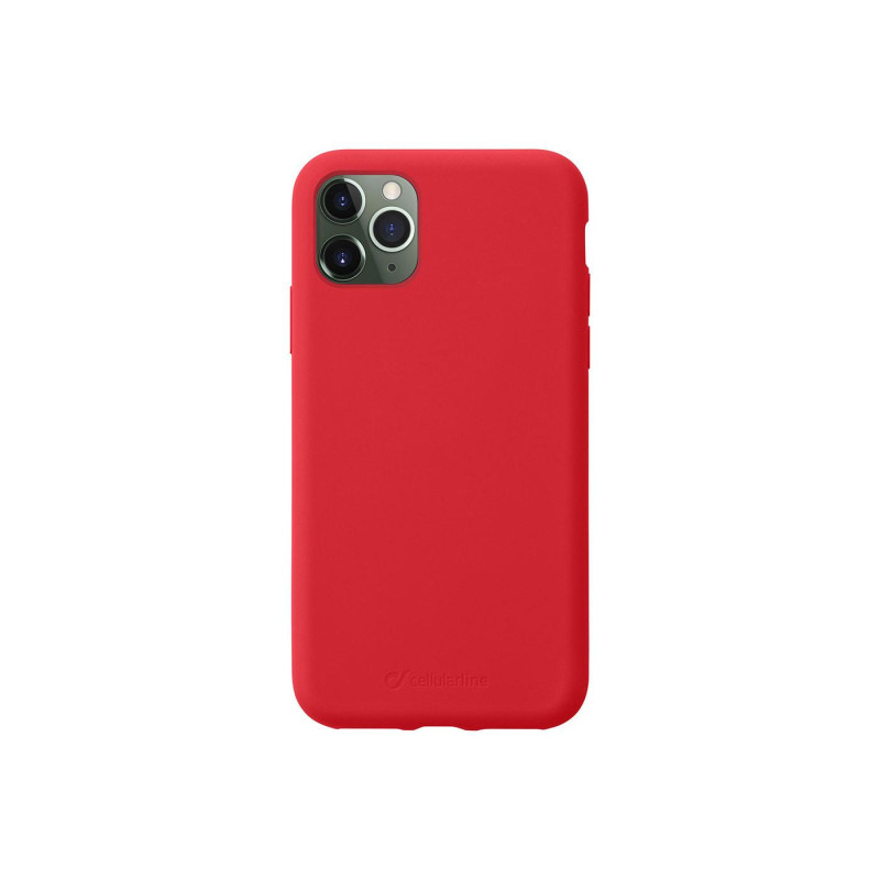 Сотовый Apple iPhone 11 Pro Max, чехол Sensation красный