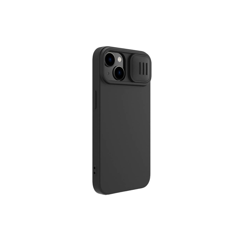 Чехол Nillkin Apple iPhone 14 Plus, CamShield Silky Silicone, элегантный черный