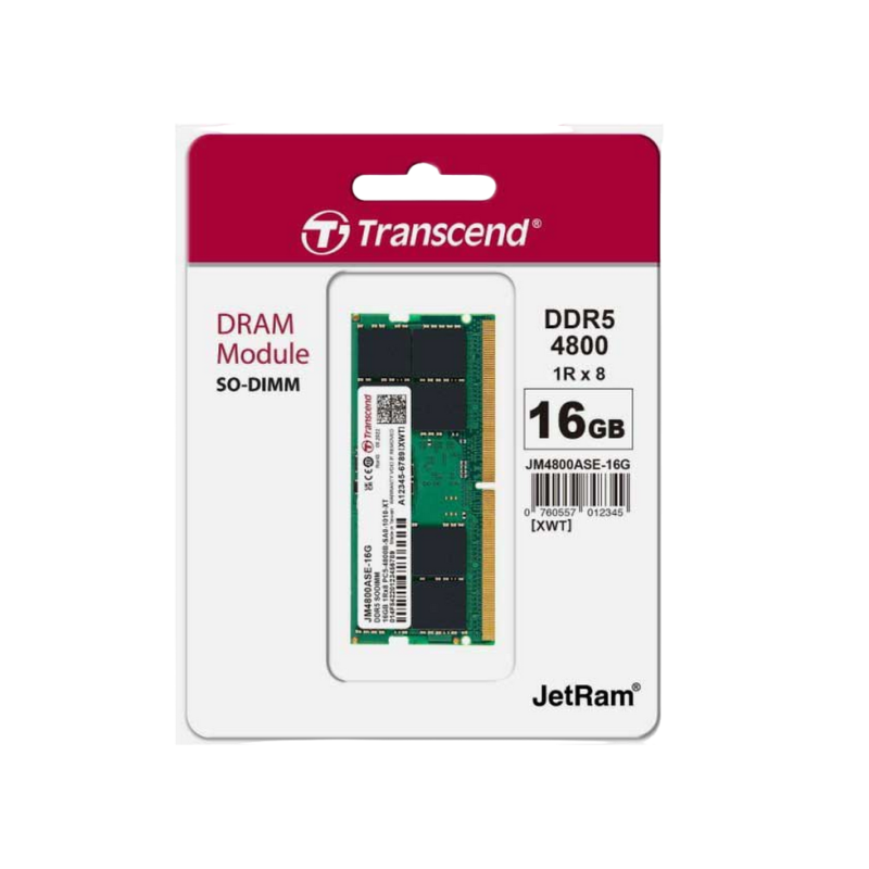 Оперативная память SODIMM DDR5 16GB Transcend JetRam, 201428