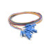 Пучок Pigtail SC MM 62,5/125 12 волокон, FO1029, со спиральной оберткой
