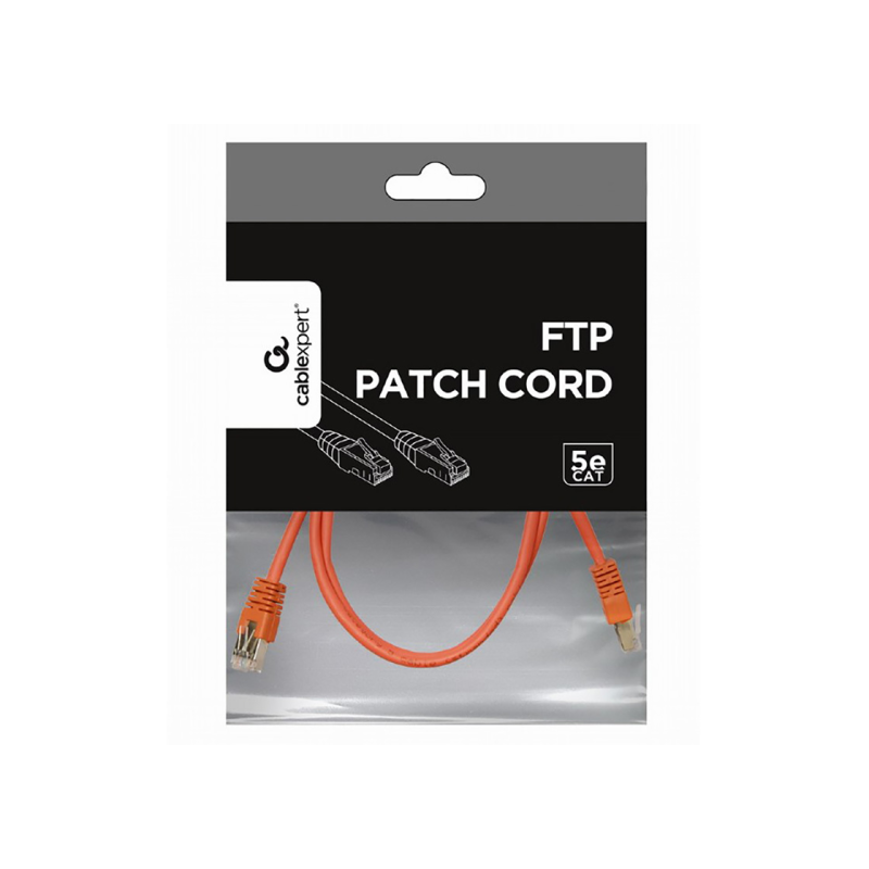 Патч-корд кат. 5E Cableexpert PP22-2M/R, Ред.