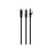 Патч-корд Cat.6/FTP, 2 м, черный, PP6-2M/BK, Cablexpert
