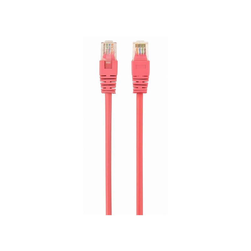 Патч-корд Cablexpert PP12-2M/RO, розовый