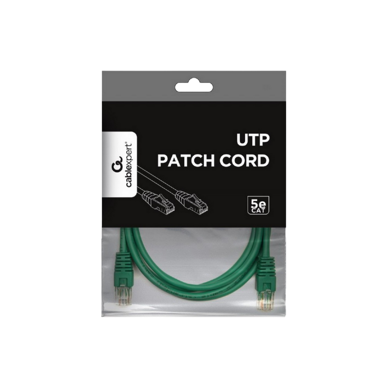 Патч-корд Cablexpert PP12-1M/G, зеленый