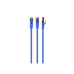 Cat.6A SFTP 0,25 м, синий, медный, PP6A-LSZHCU-B-0,25 м, Cablexpert, малодымный, без галогенов (LSZH)