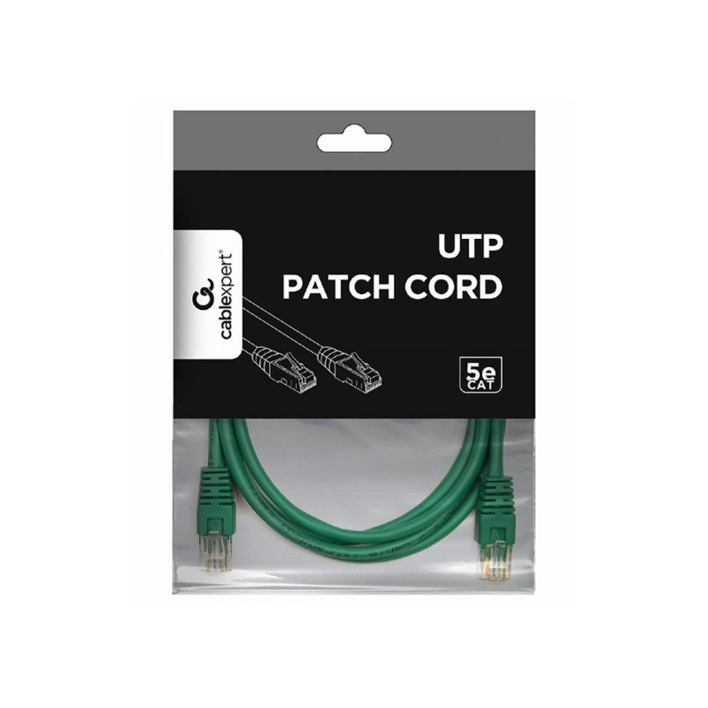 Патч-корд Cablexpert PP12-1M/G, зеленый