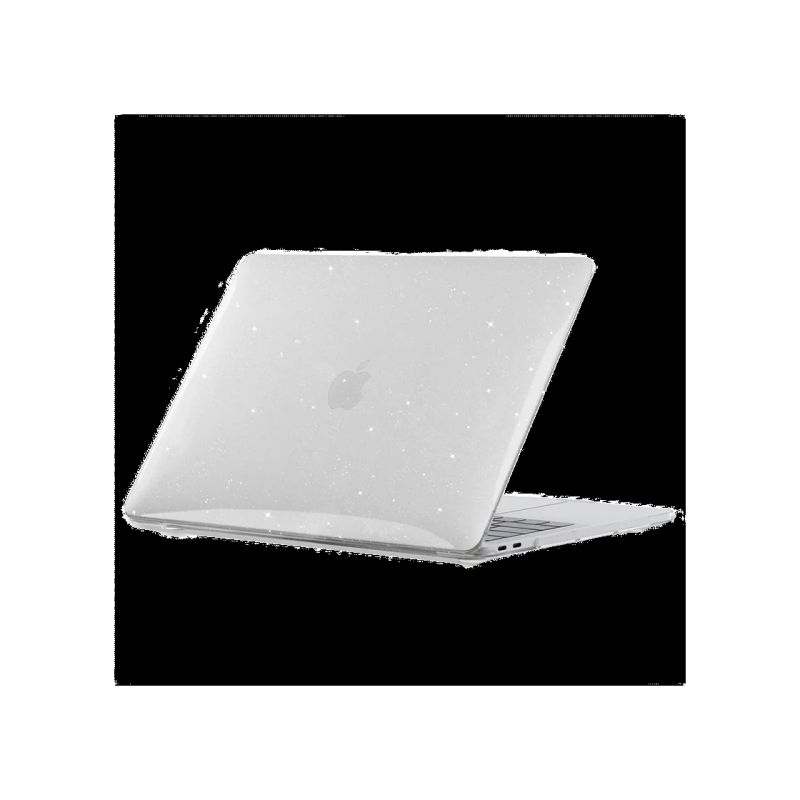 Smartshell Tech-Protect для Macbook Air 13 (2018-2020), прозрачный с блестками