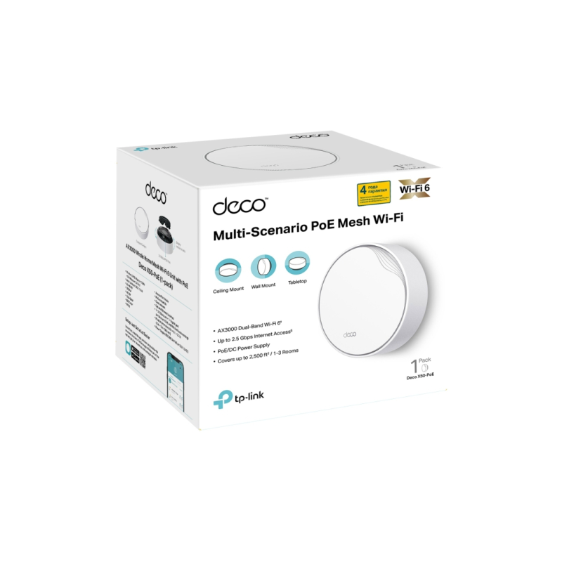 Роутер TP-Link Deco X50-PoE(1-pack)