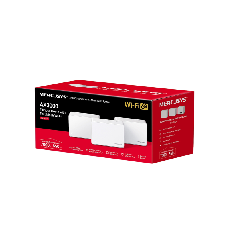 Роутер Mercusys Halo H80X(3-pack)