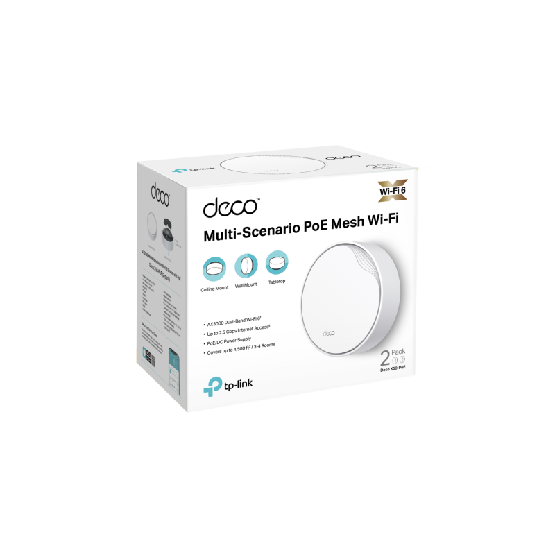 Роутер TP-Link Deco X50-PoE(2-pack)