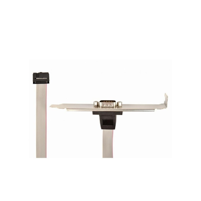 CableExpert CCDB9RECEPTACLE Разъем COM-порта DB9 на корпусе кронштейна, 25 см