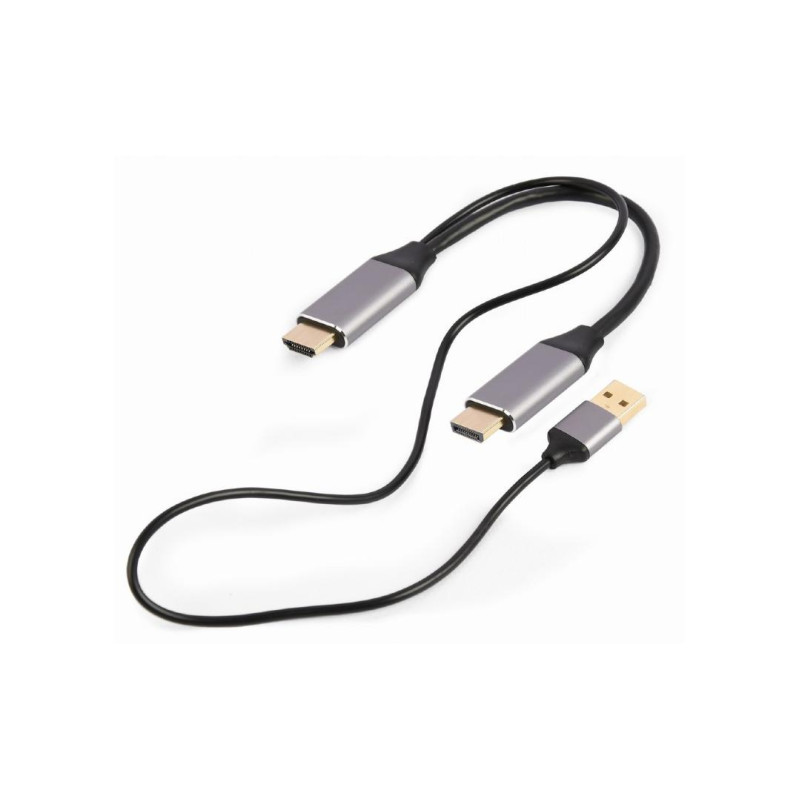 Адаптер DP M на HDMI M Active 4K Cablexpert "A-HDMIM-DPM-01" Display port male на HDMI male